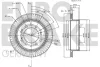 Превью - 5815204575 EUROBRAKE Тормозной диск (фото 3)