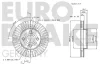 Превью - 5815204582 EUROBRAKE Тормозной диск (фото 3)