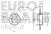 Превью - 5815204742 EUROBRAKE Тормозной диск (фото 3)