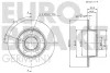 Превью - 5815204770 EUROBRAKE Тормозной диск (фото 3)