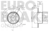 Превью - 5815204802 EUROBRAKE Тормозной диск (фото 2)