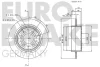 Превью - 5815204844 EUROBRAKE Тормозной диск (фото 3)