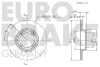 Превью - 5815205001 EUROBRAKE Тормозной диск (фото 3)