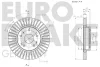 Превью - 5815205219 EUROBRAKE Тормозной диск (фото 3)
