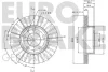 Превью - 5815209946 EUROBRAKE Тормозной диск (фото 3)