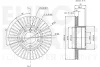 Превью - 5815311536 EUROBRAKE Тормозной диск (фото 3)