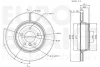 Превью - 5815311569 EUROBRAKE Тормозной диск (фото 3)