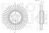 Превью - 5815311589 EUROBRAKE Тормозной диск (фото 3)