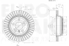 Превью - 5815311597 EUROBRAKE Тормозной диск (фото 3)
