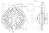 Превью - 5815312270 EUROBRAKE Тормозной диск (фото 3)
