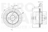 Превью - 5815312535 EUROBRAKE Тормозной диск (фото 3)