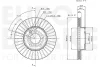 Превью - 5815312545 EUROBRAKE Тормозной диск (фото 3)