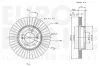 Превью - 5815312622 EUROBRAKE Тормозной диск (фото 3)