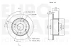 Превью - 5815312623 EUROBRAKE Тормозной диск (фото 3)