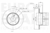 Превью - 5815313340 EUROBRAKE Тормозной диск (фото 3)