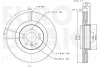 Превью - 5815313393 EUROBRAKE Тормозной диск (фото 3)