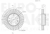 Превью - 5815313522 EUROBRAKE Тормозной диск (фото 3)
