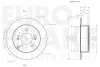 Превью - 5815313532 EUROBRAKE Тормозной диск (фото 3)