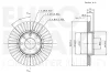 Превью - 5815313617 EUROBRAKE Тормозной диск (фото 3)