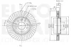 Превью - 5815313630 EUROBRAKE Тормозной диск (фото 3)