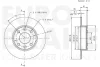 Превью - 5815313906 EUROBRAKE Тормозной диск (фото 3)