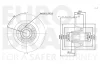 Превью - 58153139110 EUROBRAKE Тормозной диск (фото 3)