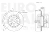 Превью - 5815313939 EUROBRAKE Тормозной диск (фото 3)