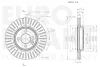 Превью - 5815314034 EUROBRAKE Тормозной диск (фото 3)