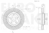 Превью - 58153145117 EUROBRAKE Тормозной диск (фото 3)