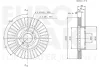Превью - 5815314543 EUROBRAKE Тормозной диск (фото 3)