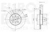 Превью - 5815314563 EUROBRAKE Тормозной диск (фото 3)