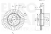 Превью - 5815314565 EUROBRAKE Тормозной диск (фото 3)