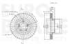 Превью - 5815314590 EUROBRAKE Тормозной диск (фото 3)