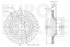 Превью - 58153147110 EUROBRAKE Тормозной диск (фото 3)