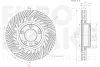 Превью - 58153147151 EUROBRAKE Тормозной диск (фото 3)