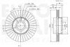 Превью - 5815314772 EUROBRAKE Тормозной диск (фото 3)