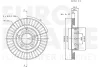 Превью - 5815314798 EUROBRAKE Тормозной диск (фото 3)