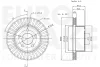 Превью - 5815319306 EUROBRAKE Тормозной диск (фото 3)