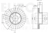 Превью - 5815319945 EUROBRAKE Тормозной диск (фото 3)
