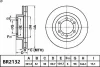 BR2132 ULT BENDIX Тормозной диск