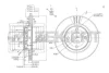 BS-5082 ZEKKERT Тормозной диск