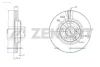 BS-5676 ZEKKERT Тормозной диск