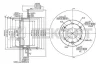 BS-5820 ZEKKERT Тормозной диск