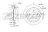 BS-6025 ZEKKERT Тормозной диск