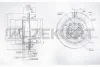 BS-6085 ZEKKERT Тормозной диск