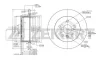 BS-6087 ZEKKERT Тормозной диск