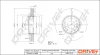 DP1010.11.0628 Dr!ve+ Тормозной диск