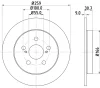 ND1012K NISSHINBO Тормозной диск