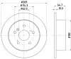 ND1037K NISSHINBO Тормозной диск