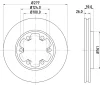 ND2014 NISSHINBO Тормозной диск